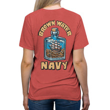 Load image into Gallery viewer, Brown Water Navy T-Shirt