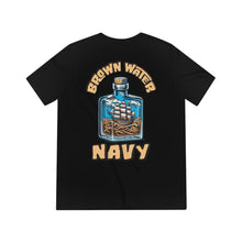 Load image into Gallery viewer, Brown Water Navy T-Shirt