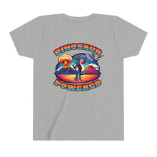 Load image into Gallery viewer, Powered By Dinosaurs Youth Short Sleeve Tee