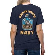 Load image into Gallery viewer, Brown Water Navy T-Shirt