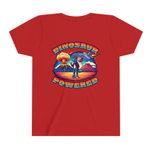 Load image into Gallery viewer, Powered By Dinosaurs Youth Short Sleeve Tee
