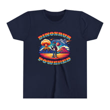 Load image into Gallery viewer, Powered By Dinosaurs (FRONT ONLY) Youth Short Sleeve Tee