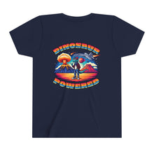 Load image into Gallery viewer, Powered By Dinosaurs Youth Short Sleeve Tee