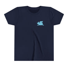 Load image into Gallery viewer, Powered By Dinosaurs Youth Short Sleeve Tee