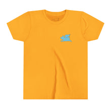 Load image into Gallery viewer, Powered By Dinosaurs Youth Short Sleeve Tee
