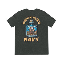 Load image into Gallery viewer, Brown Water Navy T-Shirt