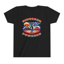 Load image into Gallery viewer, Powered By Dinosaurs Youth Short Sleeve Tee