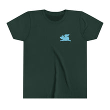 Load image into Gallery viewer, Powered By Dinosaurs Youth Short Sleeve Tee