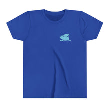 Load image into Gallery viewer, Powered By Dinosaurs Youth Short Sleeve Tee