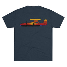 Load image into Gallery viewer, E-2 Sunset Theme - No Words Men's Tri-Blend Crew Tee