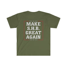 Load image into Gallery viewer, Navy Tailhook White SHB T-Shirt