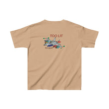 Load image into Gallery viewer, Kids F-18 Christmas Too Lit To Quit Tee