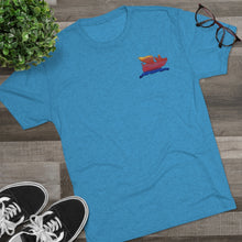 Load image into Gallery viewer, E-2 Sunset Theme - “Go Ugly Early” Unisex Tri-Blend Crew Tee