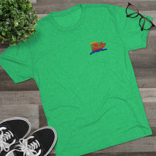 Load image into Gallery viewer, E-2 Sunset Theme - "Get In Nerds" Men's Tri-Blend Crew Tee