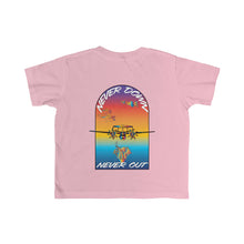 Load image into Gallery viewer, Kid's T.R. MATSON COLLAB: NEVER DOWN, NEVER OUT