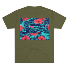 Load image into Gallery viewer, E-2 Hawkeye Aloha Tri-Blend Shirt