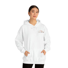 Load image into Gallery viewer, T.R MATSON COLLAB HOODIE: NEVER DOWN, NEVER OUT