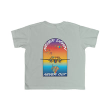 Load image into Gallery viewer, Kid's T.R. MATSON COLLAB: NEVER DOWN, NEVER OUT