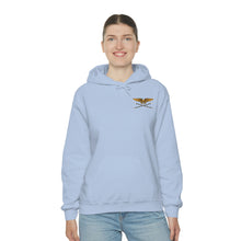 Load image into Gallery viewer, Navy Tailhook SHB NFO Hooded Sweatshirt