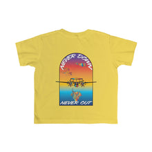 Load image into Gallery viewer, Kid's T.R. MATSON COLLAB: NEVER DOWN, NEVER OUT