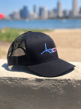 Load image into Gallery viewer, 'Merica V-22 Osprey Black on Black Trucker