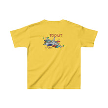 Load image into Gallery viewer, Kids F-18 Christmas Too Lit To Quit Tee