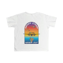 Load image into Gallery viewer, Kid's T.R. MATSON COLLAB: NEVER DOWN, NEVER OUT