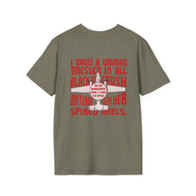 Load image into Gallery viewer, 'I Want a Woman Dressed in All Black' Gothic E-2 Hawkeye Tee
