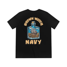 Load image into Gallery viewer, Brown Water Navy T-Shirt
