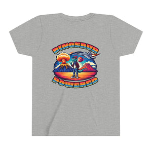 Powered By Dinosaurs Youth Short Sleeve Tee