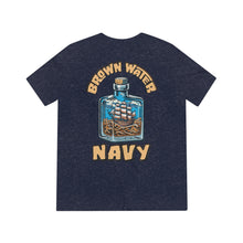 Load image into Gallery viewer, Brown Water Navy T-Shirt
