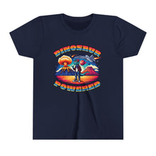 Load image into Gallery viewer, Powered By Dinosaurs (FRONT ONLY) Youth Short Sleeve Tee
