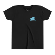 Load image into Gallery viewer, Powered By Dinosaurs Youth Short Sleeve Tee
