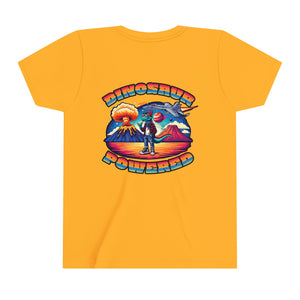 Powered By Dinosaurs Youth Short Sleeve Tee