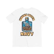 Load image into Gallery viewer, Brown Water Navy T-Shirt
