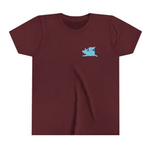 Load image into Gallery viewer, Powered By Dinosaurs Youth Short Sleeve Tee
