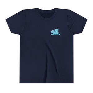 Powered By Dinosaurs Youth Short Sleeve Tee