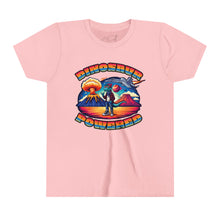 Load image into Gallery viewer, Powered By Dinosaurs (FRONT ONLY) Youth Short Sleeve Tee
