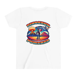 Powered By Dinosaurs Youth Short Sleeve Tee