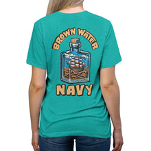 Load image into Gallery viewer, Brown Water Navy T-Shirt
