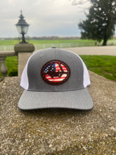 Load image into Gallery viewer, V-22 Osprey Leather American Flag Hat
