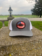 Load image into Gallery viewer, E-2 Hawkeye Leather American Flag Hat
