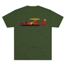 Load image into Gallery viewer, E-2 Sunset Theme - No Words Men&#39;s Tri-Blend Crew Tee
