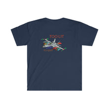 Load image into Gallery viewer, F-18 Christmas Too Lit To Quit T-Shirt
