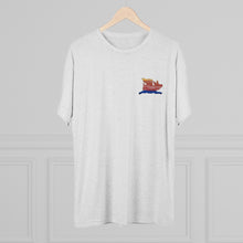 Load image into Gallery viewer, E-2 Sunset Theme - &quot;No Shitty Flying&quot; Men&#39;s Tri-Blend Crew Tee
