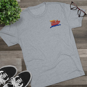 E-2 Sunset Theme - “Go Ugly Early” Unisex Tri-Blend Crew Tee