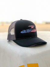 Load image into Gallery viewer, E-2 Hawkeye American Trucker Black / Charcoal Mesh
