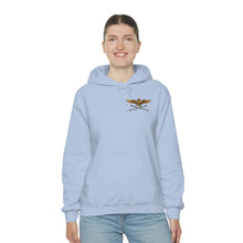 Load image into Gallery viewer, Navy Tailhook SHB Unisex Heavy Hooded Sweatshirt
