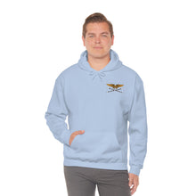 Load image into Gallery viewer, Navy Tailhook SHB NFO Hooded Sweatshirt
