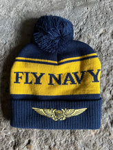 Load image into Gallery viewer, Fly Navy Beanie
